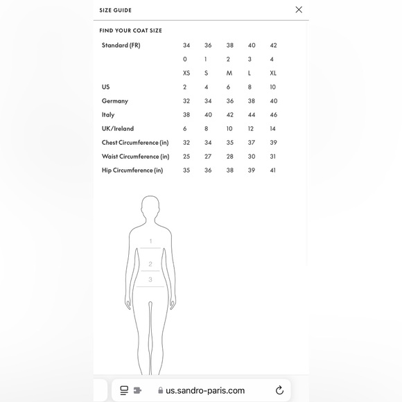 New Sandro Gloriana Heart Quilted Jacket Women’s Size 8 in Off White - Picture 11 of 11